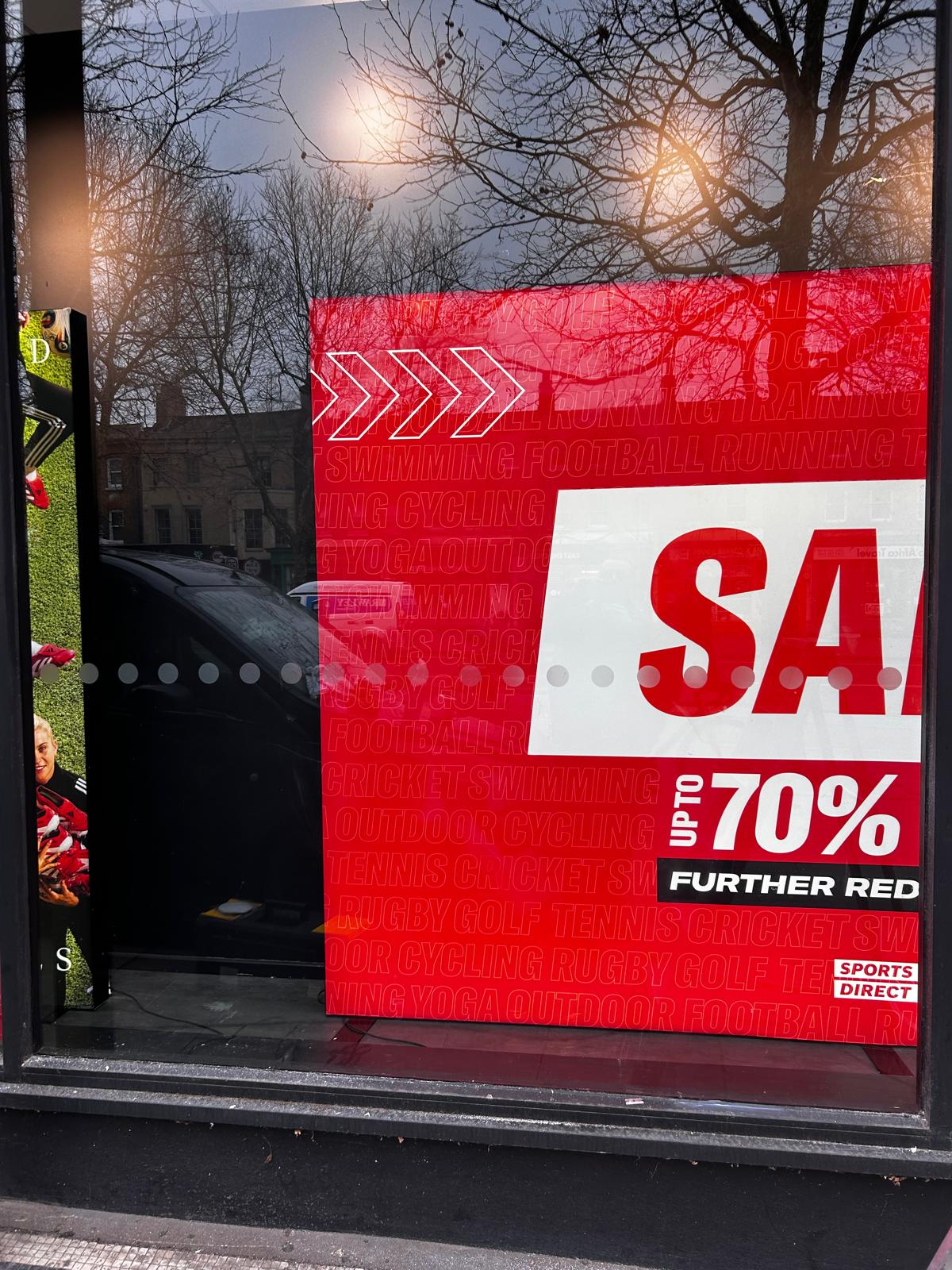 Commercial shopfront before and after exterior cleaning, after