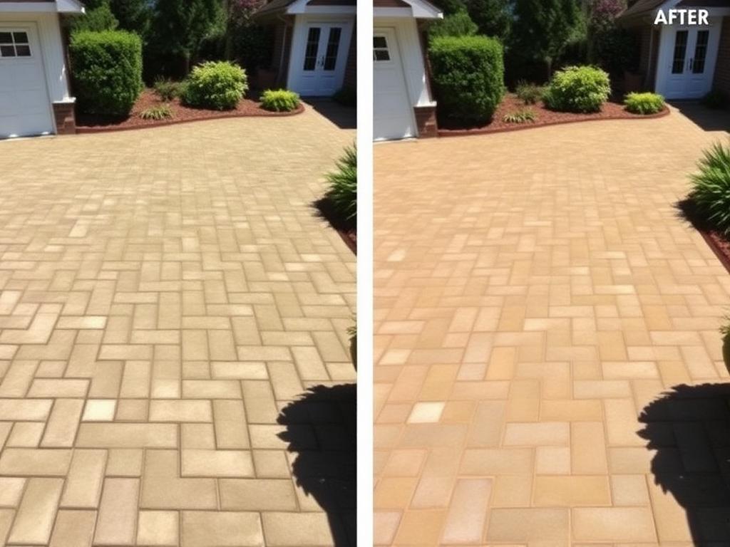Block Paving Cleaning by Refresh & Revive, professional exterior cleaning in Cheshire and the North West